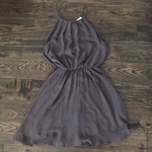 Classic gray cocktail dress